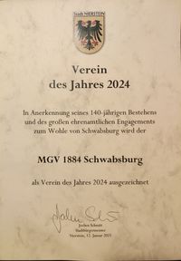 Die Auszeichnung der Stadt Nierstein